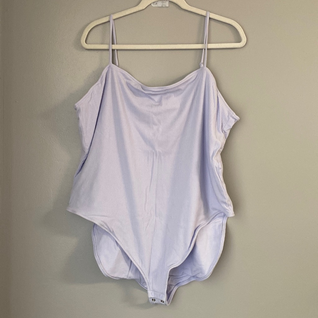 Old Navy 3x Lavender Ribbed Bodysuit